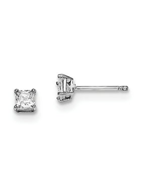 Madi K Sterling Silver Enameled Pig Post Earrings and a pair of 4mm CZ Stud Earrings Madi K Sterling Silver Enameled Pig Post Earrings and a pair of 4mm CZ Stud Earrings